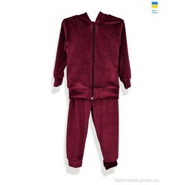 Фотография Спортивный костюм детский Весна/осень 18328 бордовий (4 шт. р.сетка 98-122) "Kir15" недорого оптом от прямого поставщика