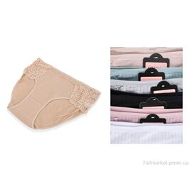 Фотография Трусы Весна/осень X4181 (12342) mix (12 шт. р.сетка XL-3XL) "Obuvok" недорого оптом от прямого поставщика