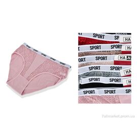 Фотография Трусы Весна/осень M6539 (12235) mix (12 шт. р.сетка 2XL-4XL) "Obuvok" недорого оптом от прямого поставщика