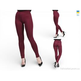 Фотография Лосинсы женские Весна/осень 531 бордо (4 шт. р.сетка S-XL) "Margo" недорого оптом от прямого поставщика
