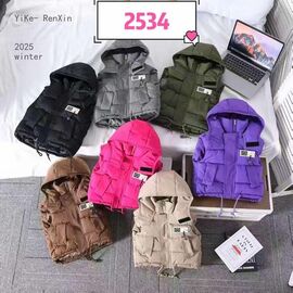 Фотография Жилетка детская на девочку 2534 violet р.120-160 "Farbique" недорого оптом от прямого поставщика