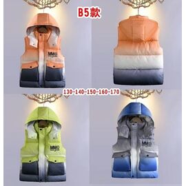 Фотография Жилетка детская на мальчика B5 orange р.120-160 "Farbique" недорого оптом от прямого поставщика