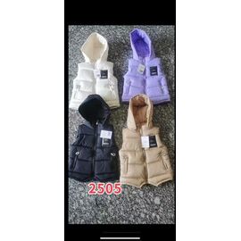 Фотография Жилетка детская на девочку 2505 white р.120-160 "Farbique" недорого оптом от прямого поставщика