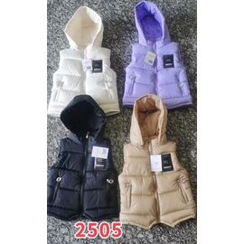 Фотография Жилетка детская на девочку 2505 black р.120-160 "Farbique" недорого оптом от прямого поставщика