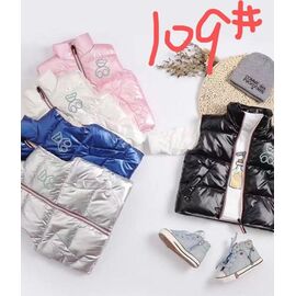 Фотография Жилетка детская на девочку 109 white р.110-150 "Farbique" недорого оптом от прямого поставщика