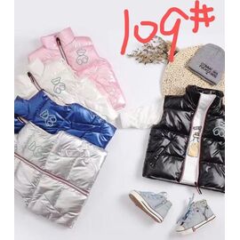 Фотография Жилетка детская на девочку 109 pink р.110-150 "Farbique" недорого оптом от прямого поставщика