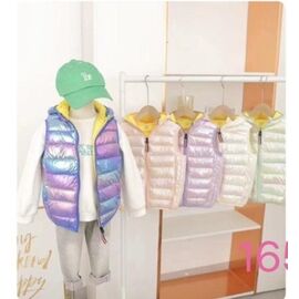 Фотография Жилетка детская на девочку 165 purple р.90-130 "Farbique" недорого оптом от прямого поставщика