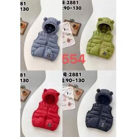 Фотография Жилетка детская на девочку 554 l.green р.90-130 "Farbique" недорого оптом от прямого поставщика