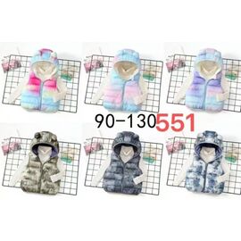 Фотография Жилетка детская на мальчика 551 khaki р.90-130 "Farbique" недорого оптом от прямого поставщика