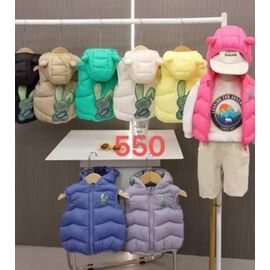 Фотография Жилетка детская на девочку 550 black р.90-130 "Farbique" недорого оптом от прямого поставщика