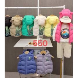 Фотография Жилетка детская на девочку 550 yellow р.90-130 "Farbique" недорого оптом от прямого поставщика