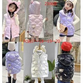 Фотография Жилетка детская на девочку 2306 black р.120-160 "Farbique" недорого оптом от прямого поставщика