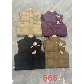 Фотография Жилетка детская на девочку 565 beige р.110-150 "Farbique" недорого оптом от прямого поставщика