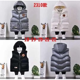 Фотография Жилетка детская на девочку 2310 black р.120-160 "Farbique" недорого оптом от прямого поставщика