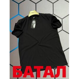 Футболка чоловіча 13400 black р.2XL-6XL "Alex Clothes" недорого оптом від прямого постачальника