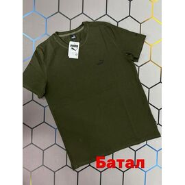 Фотография Футболка мужская 13407 khaki р.2XL-6XL "Alex Clothes" недорого оптом от прямого поставщика