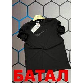 Фотография Футболка мужская 13414 black р.2XL-6XL "Alex Clothes" недорого оптом от прямого поставщика