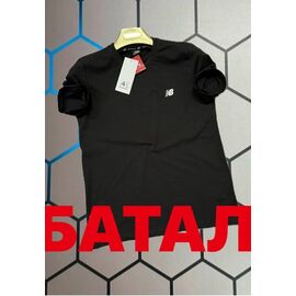 Фотография Футболка мужская 13415 black р.2XL-6XL "Alex Clothes" недорого оптом от прямого поставщика