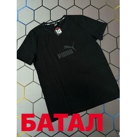 Фотография Футболка мужская 13426 black р.2XL-6XL "Alex Clothes" недорого оптом от прямого поставщика