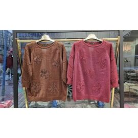 Фотография Свитер женский JL886 brown р.52-54 "Julia" недорого оптом от прямого поставщика