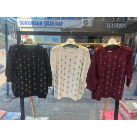 Фотография Свитер женский JL898 wine р.52-54 "Julia" недорого оптом от прямого поставщика