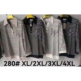 Фотография Свитер женский 280 navy р.2XL-5XL "Kaffir Lily" недорого оптом от прямого поставщика