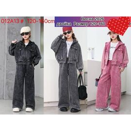 Фотография Костюм детский спортивный на мальчика 012A13 black р.120-160 "Meloria" недорого оптом от прямого поставщика