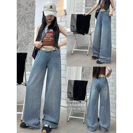 Фотография Джинсы детские на девочку 26806 black р.28-32 "Meloria" недорого оптом от прямого поставщика