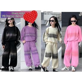 Фотография Костюм детский спортивный на девочку 88031 black р.120-160 "Meloria" недорого оптом от прямого поставщика