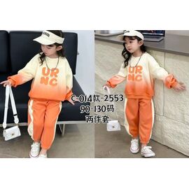 Фотография Костюм детский спортивный на девочку C014 orange р.90-130 "Meloria" недорого оптом от прямого поставщика