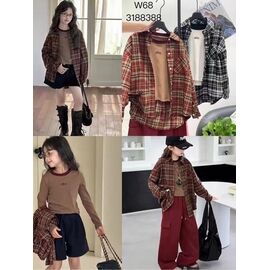 Фотография Рубашка детская на девочку W68 black р.130-170 "Meloria" недорого оптом от прямого поставщика