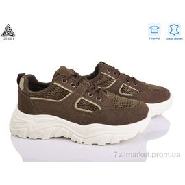 Фотография Кроссовки женские модные Весна/осень A400-4 шкіра піна (8 пар р.36-41) "STILLI Group" недорого оптом от прямого поставщика