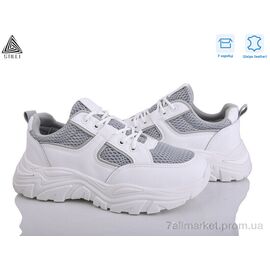 Фотография Кроссовки женские модные Весна/осень A400-5 шкіра піна (8 пар р.36-41) "STILLI Group" недорого оптом от прямого поставщика