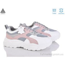 Фотография Кроссовки женские модные Весна/осень A300-17 шкіра піна (8 пар р.36-41) "STILLI Group" недорого оптом от прямого поставщика