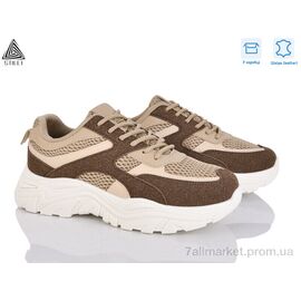 Фотография Кроссовки женские модные Весна/осень A300-8 шкіра піна (8 пар р.36-41) "STILLI Group" недорого оптом от прямого поставщика