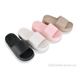 Фотография Шлепки женские облегченные Лето 3162 mix (12 пар р.36-41) "CAP" недорого оптом от прямого поставщика