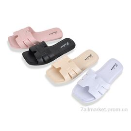 Фотография Шлепки женские облегченные Лето 3163 mix (12 пар р.36-41) "CAP" недорого оптом от прямого поставщика