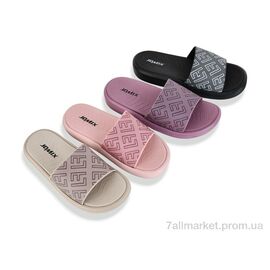 Шльопанці жіночі полегшені Літо 3154 mix (12 пар р.36-41) "Sport" недорого оптом від прямого постачальника