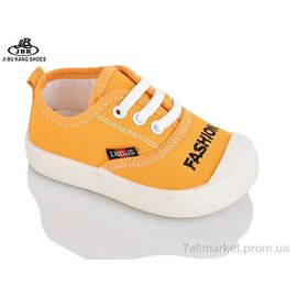 Фотография Кеды детские легкие Весна/осень 05-736 yellow (12 пар р.17-22) "Jibukang" недорого оптом от прямого поставщика