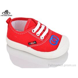 Фотография Кеды детские легкие Весна/осень 01-737 red (12 пар р.17-22) "Jibukang" недорого оптом от прямого поставщика