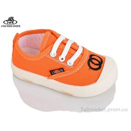 Фотография Кеды детские легкие Весна/осень 03-737 orange (12 пар р.17-22) "Jibukang" недорого оптом от прямого поставщика