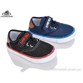 Фотография Кеды детские легкие Весна/осень 01-6557 mix (12 пар р.22-27) "Jibukang" недорого оптом от прямого поставщика