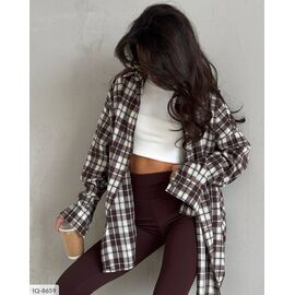 Жіноча фланелева сорочка р.УНИВЕРСАЛЬНЫЙ "ANNVER" купити недорого від прямого постачальника