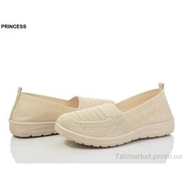 Сліпони жіночі тканинні Літо 3026-39 (8 пар р.36-41) "Princess" недорого оптом від прямого постачальника