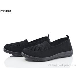 Сліпони жіночі тканинні Літо 3026-37 (8 пар р.36-41) "Princess" недорого оптом від прямого постачальника