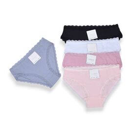 Фотография Трусы женские 40S-421 (12298) mix р.M-XL "Obuv OK2" недорого оптом от прямого поставщика