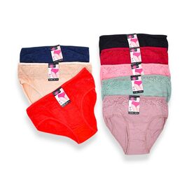 Фотография Трусы женские C338 (12328) mix р.XL-3XL "Obuv OK2" недорого оптом от прямого поставщика