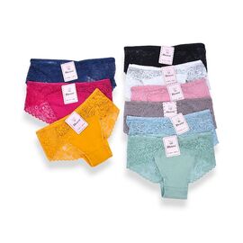 Фотография Трусы женские H104 (12280) mix р.L-2XL "Obuv OK2" недорого оптом от прямого поставщика