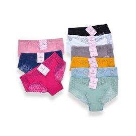 Фотография Трусы женские H108 (12281) mix р.L-2XL "Obuv OK2" недорого оптом от прямого поставщика