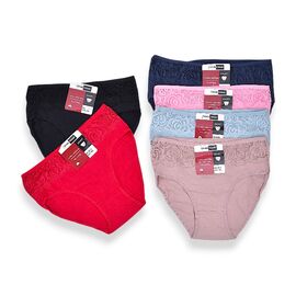 Фотография Трусы женские M015 (12307) mix р.2XL-4XL "Obuv OK2" недорого оптом от прямого поставщика